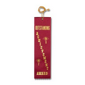 Outstanding Achievement 2"x8" Stock Award Ribbon (Carded)